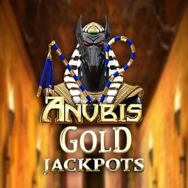 Anubis Gold Jackpots logo by Inspired Gaming at Stakeprix Casino