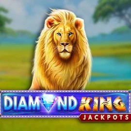 Diamond King Jackpots by SpinPlay Games, showcased at stakeprixcasino.eu – game logo