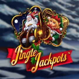 Jingle Jackpots online game logo by Dragon Gaming on stakeprixcasino.eu