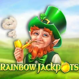 Rainbow Jackpots logo by Red Tiger Gaming at Stakeprix Casino