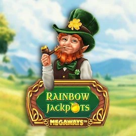 Rainbow Jackpots Megaways online game logo by Red Tiger Gaming on stakeprixcasino.eu