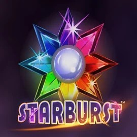 Starburst online game logo by NetEnt on stakeprixcasino.eu